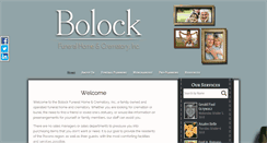 Desktop Screenshot of bolockfuneralhome.com